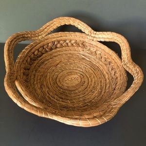 Woven Pine Needle Basket